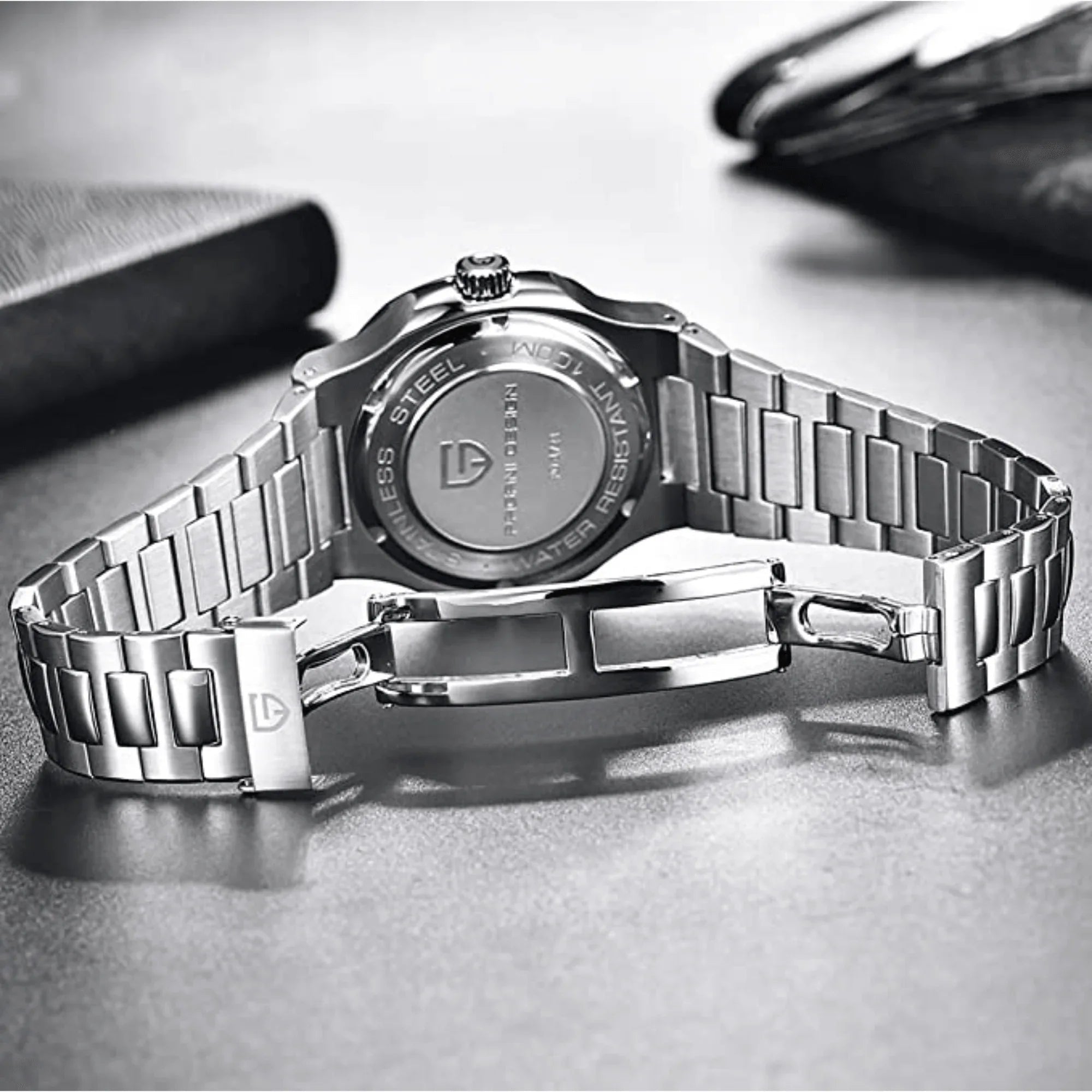 Pagani Design PD-1728 Nautilus Homage Automatic Movement (ST6) | Stainless Steel Dial Men's 40MM Watch | Tiffany Blue Dial - DREAM WATCHES