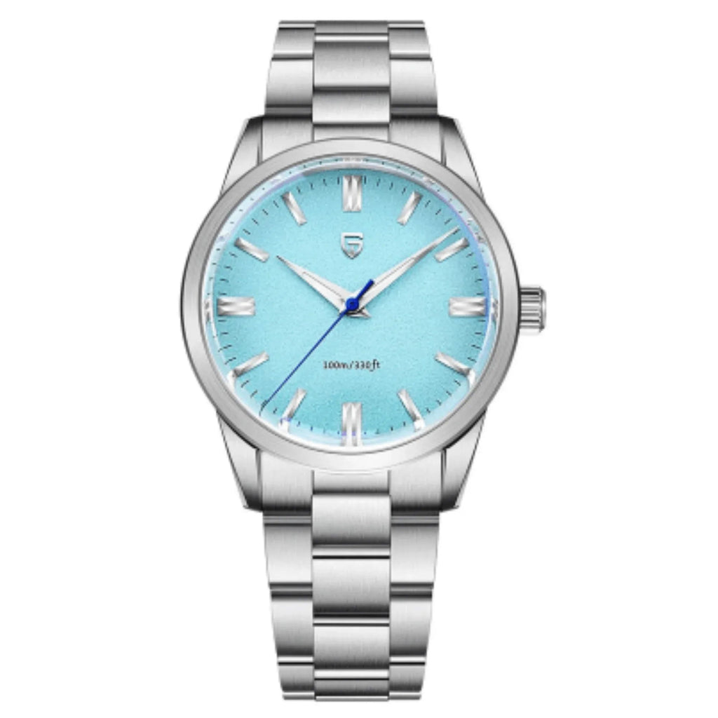 Pagani Design PD-1731 Grand Seiko Homage Luxury Quartz Movement (Japanese VH31) AR Coating Stainless Steel Men's 40MM Watch - Ice Blue - DREAM WATCHES