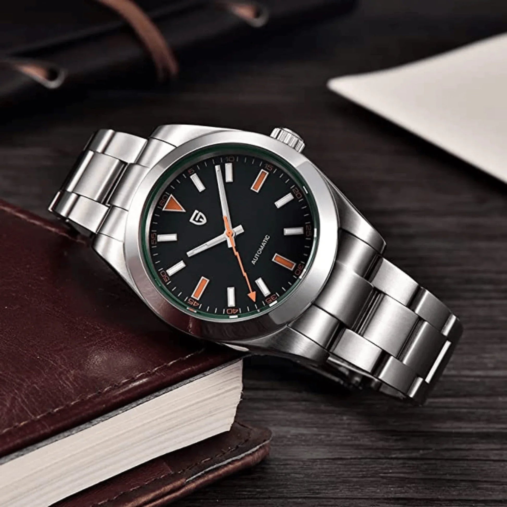 Pagani Design PD-1733 39.7 MM (Japan NH35 Automatic Movement) Mechanical Watch Stainless Steel Watch - Milgauss Homage - DREAM WATCHES