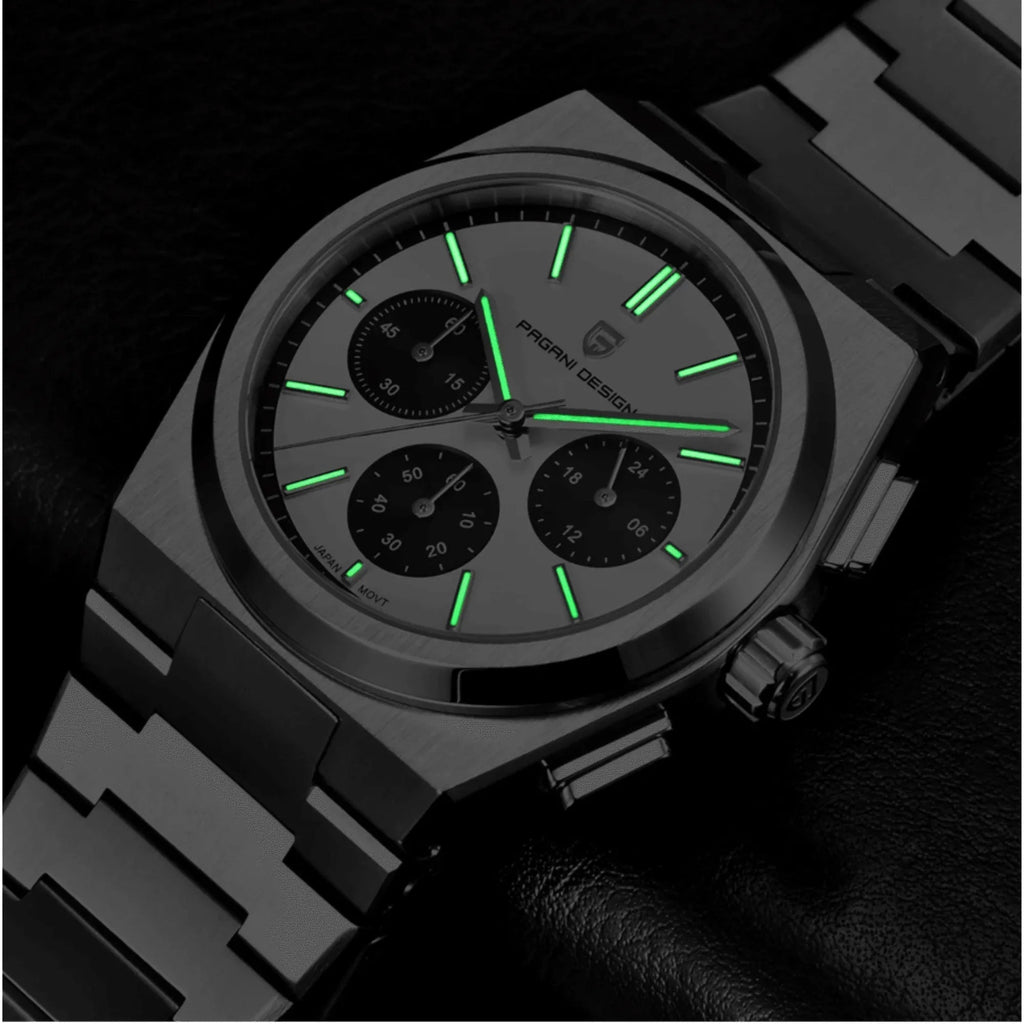Pagani Design PD-1761 Chronograph Luxury Waterproof Movement (Japanese VK63) | Stainless Steel Men's 40MM Watch - DREAM WATCHES