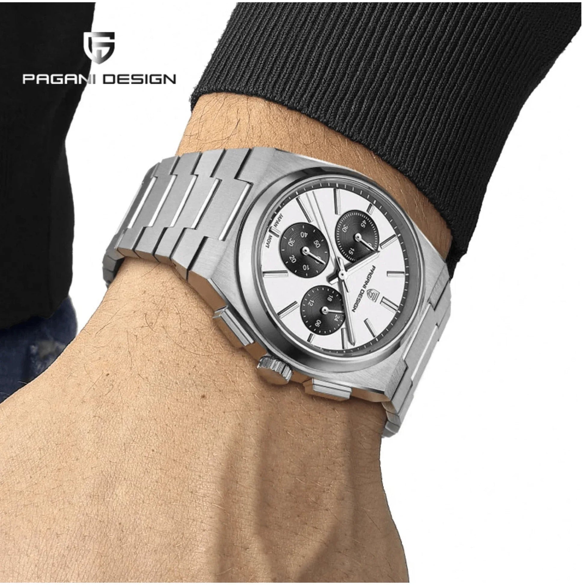 Pagani Design PD-1761 Chronograph Luxury Waterproof Movement (Japanese VK63) | Stainless Steel Men's 40MM Watch - DREAM WATCHES