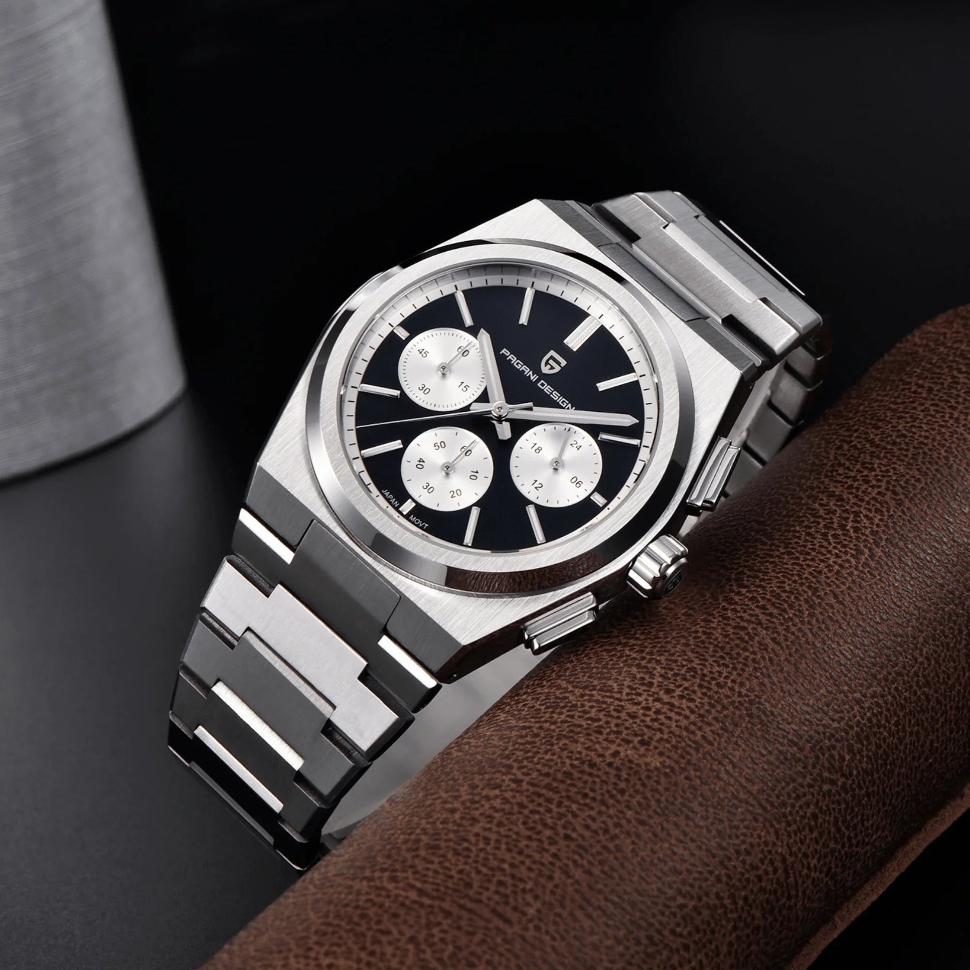 Pagani Design PD-1761 Chronograph Luxury Waterproof Movement (Japanese VK63) | Stainless Steel Men's 40MM Watch - DREAM WATCHES