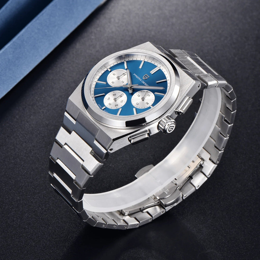 Pagani Design PD-1761 Chronograph Luxury Waterproof Movement (Japanese VK63) | Stainless Steel Men's 40MM Watch - DREAM WATCHES