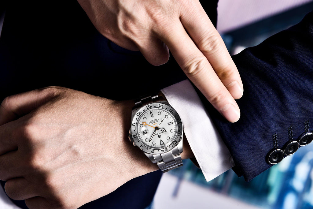 Pagani Design PD-1762 Seiko NH34 Movement equipped with AR AF Anti-Radiation Coating Automatic Watch Stainless Steel Men's (GMT Explorer II - White) - DREAM WATCHES