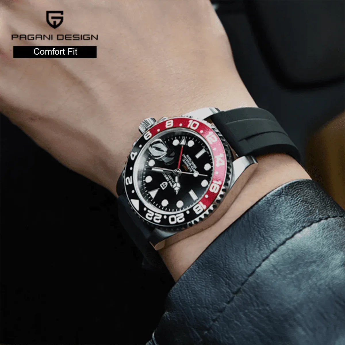 Pagani Design Rubber Comfort fit Band 20 mm - DREAM WATCHES