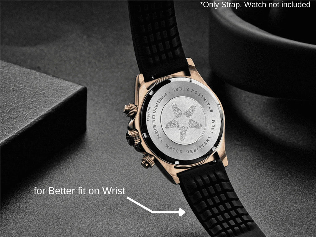 Pagani Design Rubber Comfort fit Band 20 mm - DREAM WATCHES