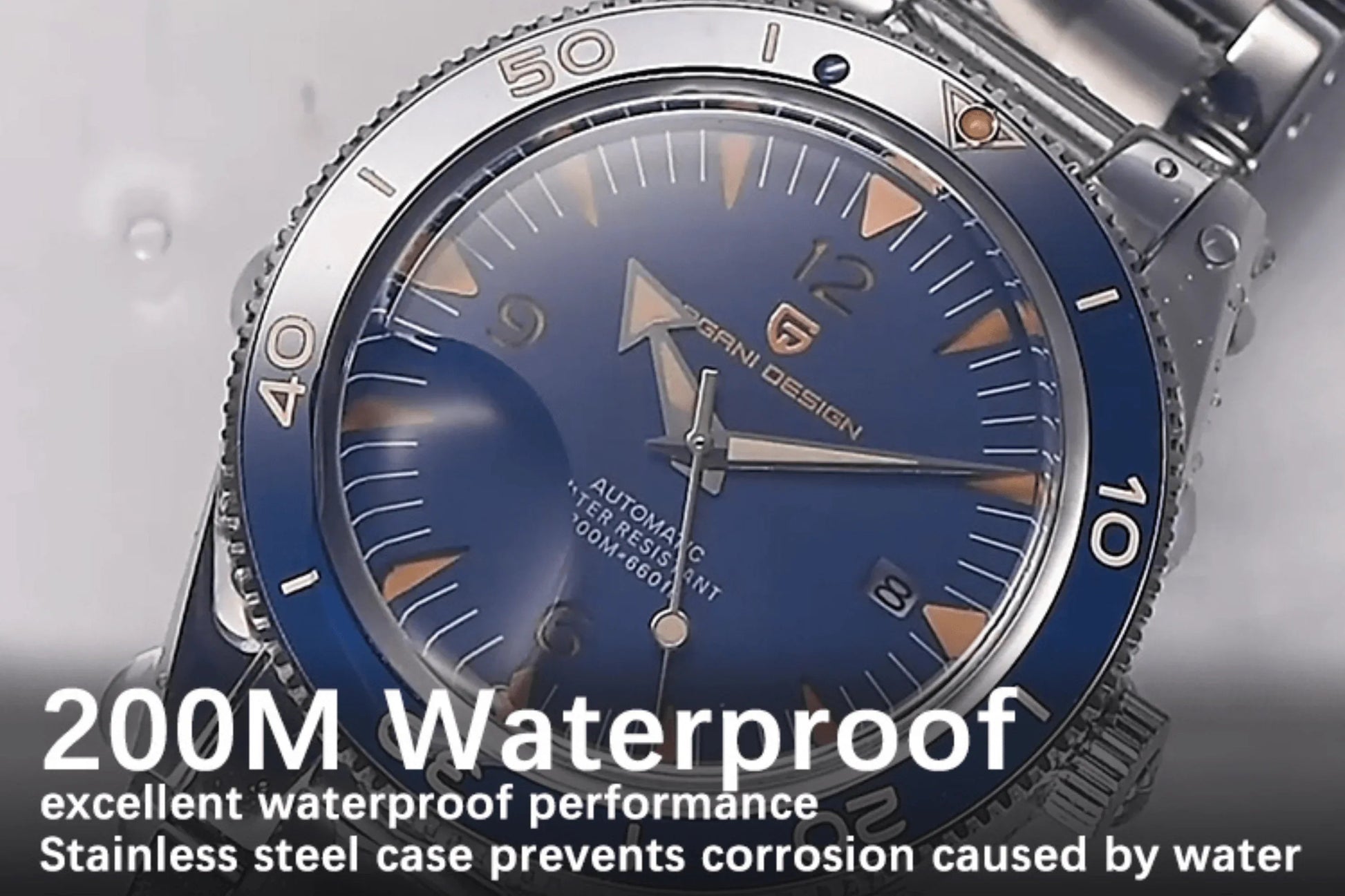 Pagani Design YS005 41MM (Japan Miyota 8215 Automatic Movement) Mechanical Watch 200M Waterproof Dive Watch Stainless Steel Bracelet Watch - DREAM WATCHES